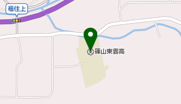 兵庫県立篠山東雲高校の地図画像