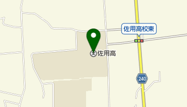 兵庫県立佐用高校の地図画像