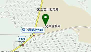 兵庫県立農業高校の地図画像