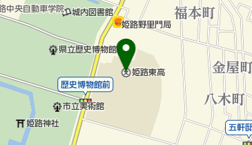 兵庫県立姫路東高校の地図画像