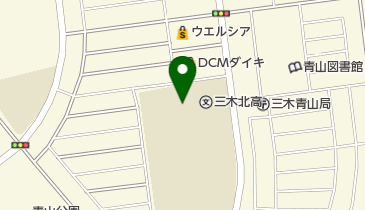 兵庫県立三木北高校の地図画像