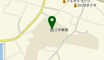 兵庫県立三木東高校の地図画像