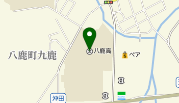兵庫県立八鹿高校の地図画像