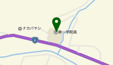 第一学院高校の地図画像