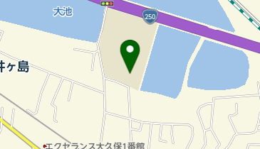 明石市立江井島中学校の地図画像