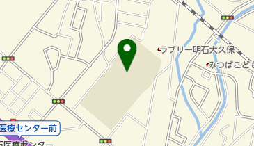 明石市立大久保中学校の地図画像