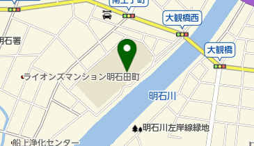 明石市立衣川中学校の地図画像