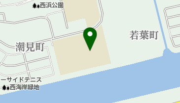 芦屋市立潮見中学校の地図画像