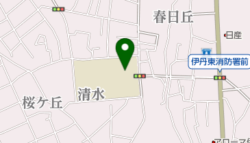 伊丹市立北中学校の地図画像