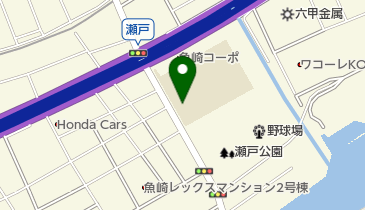 神戸市立魚崎中学校の地図画像