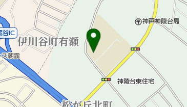 神戸市立神陵台中学校の地図画像