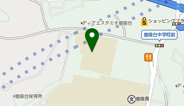神戸市立星陵台中学校の地図画像