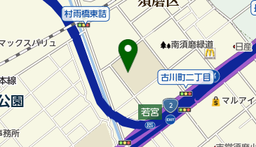 神戸市立鷹取中学校の地図画像