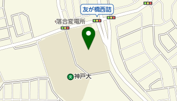 神戸市立友が丘中学校の地図画像