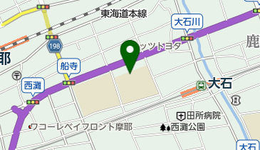 神戸市立原田中学校の地図画像