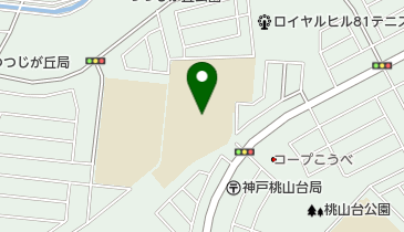 神戸市立桃山台中学校の地図画像