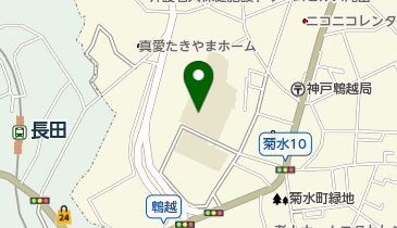 神戸市立夢野中学校の地図画像