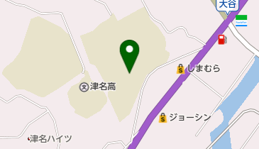 淡路市立津名中学校の地図画像