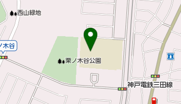 神戸市立有野北中学校の地図画像