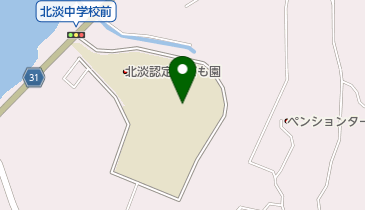 淡路市立北淡中学校の地図画像