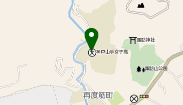 私立神戸山手グローバル中学校の地図画像