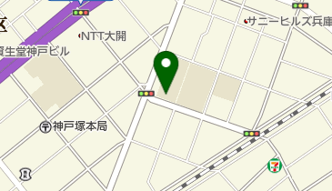 神戸市立兵庫中学校北分校の地図画像