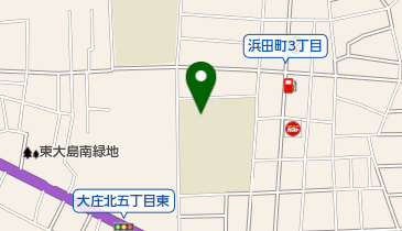 尼崎市立浜田小学校の地図画像