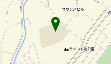 猪名川町立松尾台小学校の地図画像