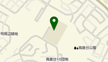 神戸市立高倉台小学校の地図画像