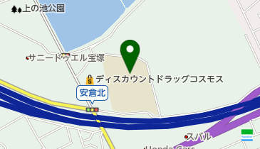 宝塚市立安倉北小学校の地図画像