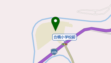 豊岡市立合橋小学校の地図画像