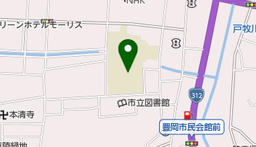 豊岡市立豊岡小学校の地図画像