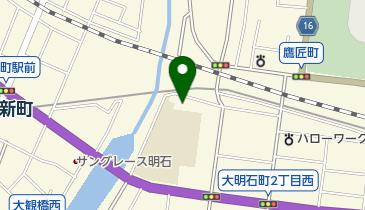 明石市立大観幼稚園の地図画像