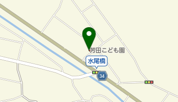 芳田こども園の地図画像