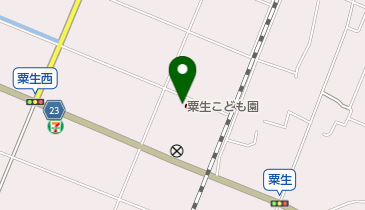幼保連携型認定こども園粟生こども園の地図画像