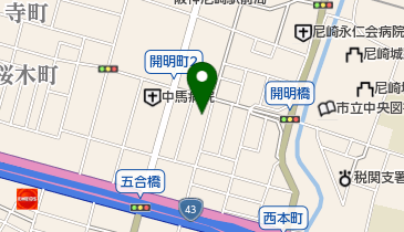 育成調理師専門学校の地図画像