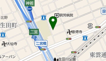神戸ファッション専門学校の地図画像