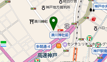 神戸医療福祉専門学校中央校の地図画像