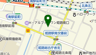 姫路理容美容専門学校の地図画像