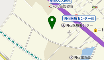 明石医療センター附属看護専門学校の地図画像