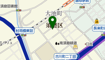 たかとり保育所の地図画像