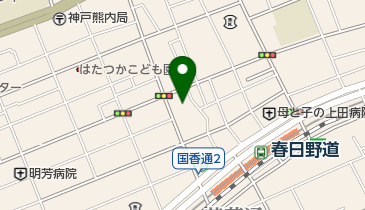 神若保育所の地図画像