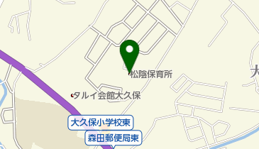 松陰保育所の地図画像