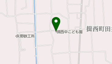 たつの市立揖西中こども園の地図画像