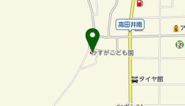 かすがこども園の地図画像