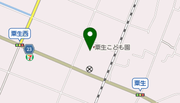 幼保連携型認定こども園粟生こども園の地図画像