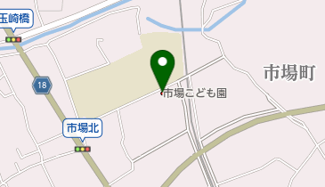 市場こども園の地図画像