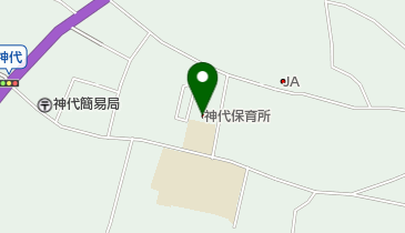 神代保育所の地図画像