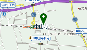 宝塚COCORO保育園の地図画像