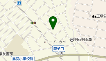 あかし虹保育園の地図画像